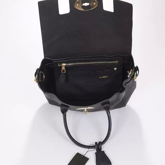 2014 A/W Mulberry Cara Delevingne Bag Black Natural Leather